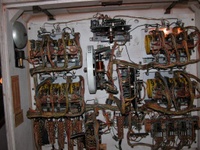 Image # 49540: Aces Top Inside Backbox 
(Cabinet serial number AH-1595.)