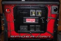 Image # 34633: Spider-Man� Prototype - Cabinet - Front 
(Photo is of a prototype game out on test.)