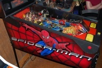 Image # 34604: Spider-Man� Prototype - Cabinet - Left 
(Photo is of a prototype game out on test.)