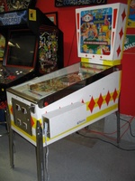 Image # 60424: King of Diamonds Gottlieb Licensing Prototype - Ticket Vender 
(This game was hand-built and presented to Gottlieb in request for a license. )
