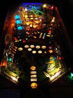 Image # 43272: Big Bang Bar Prototype - Illuminated Playfield 
(Serial number 013.)