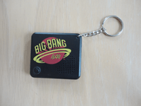 Image # 83628: Big Bang Bar Talking Key Chain 
(Purchased at launch kick-off party June 2007 at Illinois Pin Ball at Gene Cunningham's warehouse in Bloomington, Illinois.)