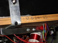 Image # 43287: Big Bang Bar Prototype Serial Number 
(Serial number 013 stamped on the playfield edge.)