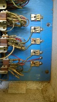 Image # 61642: Loop the Loop Unused Lamp Socket 
(The top lamp socket is not wired because the zero lamp is not needed for counting added balls. Serial number LL 1660.)