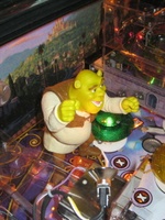 Image # 37812: Shrek� Sample Game - Playfield - Detail 
(Serial number E 216298.)