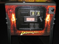 Image # 42320: Indiana Jones Sample Game - Cabinet - Front 
(Serial number E 216297.)