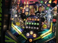 Image # 38846: CSI Prototype - Illuminated Lower Playfield 
(Serial number 221380.)