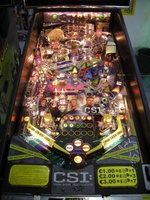 Image # 38839: CSI Prototype - Illuminated Playfield 
(Serial number 221380.)