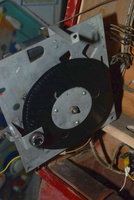 Image # 59956: College Daze Replay Wheel and Lens 
(The replay unit has been removed from its mounting for this photograph. Serial number 013073CD.)