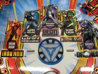 Image # 45187: Iron Man Playfield - Detail 
(Serial number E 225266.)
