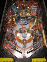 Image # 44115: Iron Man Sample Game - Playfield 
(Serial number E 225185.)