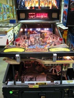 Image # 45193: Iron Man New Style Playfield Supports 
(Serial number E 225266.)
