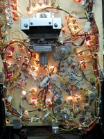Image # 45196: Iron Man Under Lower Playfield 
(Serial number E 225266.)
