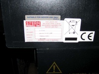 Image # 45278: Iron Man Manufacturer Label 
(Serial number E 225266.)