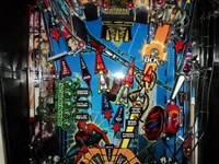 Image # 47799: Spider-Man� (Black Suited) Middle Playfield 
(Serial number 214536.)