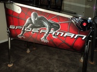 Image # 47804: Spider-Man� (Black Suited) Cabinet - Left 
(Serial number 214536.)
