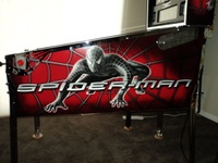Image # 47805: Spider-Man� (Black Suited) Cabinet - Right 
(Serial number 214536.)