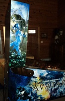 Image # 48912: James Cameron�s Avatar (Limited Edition) Backbox - Left 
(Number 145 of 250. Cabinet serial number 228173.)