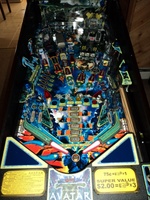 Image # 48909: James Cameron�s Avatar (Limited Edition) Playfield 
(Number 145 of 250. Cabinet serial number 228173.)