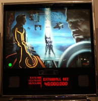 Image # 52738: Disney TRON Legacy (Limited Edition) Illuminated Backglass 
(Limited Edition number 130 of 400.)