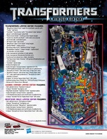 Image # 54883: Transformers� Limited Edition ("Combo") Flyer - Back