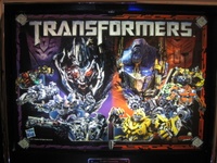 Image # 54892: Transformers� Limited Edition ("Combo") Illuminated Backglass 
(Serial number 232675.)