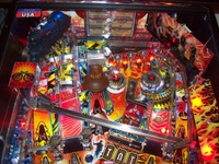 Image # 52323: AC/DC Back In Black (Limited Edition) Upper Playfield 
(Serial number 234086.)
