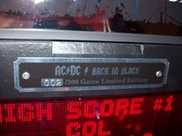 Image # 52334: AC/DC Back In Black (Limited Edition) Limited Edition Plaque 
(Serial number 234086.)