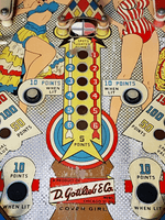 Image # 74853: Cover Girl Sample Game - Playfield - Detail 
(Serial number 01032 S.)