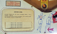 Image # 74854: Cover Girl Sample Game - Instruction and Score Cards 
(Serial number 01032 S.)