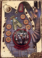 Image # 60400: The Wizard of Oz (Standard Edition) Blank Castle Playfield 
(This playfield shows the autograph of the company owner.)