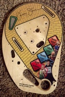 Image # 60401: The Wizard of Oz (Standard Edition) Blank Munchkin Playfield 
(This playfield shows the autograph of the company owner.)