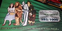 Image # 70358: The Wizard of Oz (Standard Edition) Numbered Sticker 
(This silver numbered sticker was provided for the first 1000 games in the production run. Subsequent games in the run did not have this sticker.)