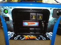 Image # 55828: X-Men Wolverine LE Cabinet - Front 
(Serial number 235748.)
