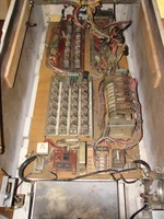 Image # 59699: Crazy Clock Inside Cabinet 
(Serial number 0367.)