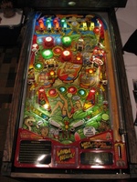 Image # 64778: Whoa Nellie! Big Juicy Melons� Illuminated Playfield 
(Serial number 4030-3. Photographed at Chicago Expo 2012.)