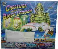 Image # 31693: Creature from the Black Lagoon Original Artwork Proposal 
(Artist is Kevin O'Connor.Color markers on paper.Dimensions 48 cm (width) x 43 cm (height).This is a copy of the original artwork proposal. A black and white cut-out was placed in the upper left corner.)
