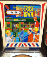 Image # 78449: Cross Town Sample Game - Backglass 
(Serial number 01017 S.)