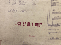 Image # 78472: Cross Town Sample Game - Schematic Date 
(From the game with serial number 01017 S.)