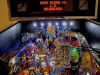 Image # 61688: Metallica Master of Puppets (Limited Edition) Illuminated Upper Playfield 
(Cabinet serial number E241334.)