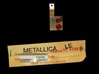 Image # 61711: Metallica Master of Puppets (Limited Edition) Cabinet Serial Number 
(Located inside right cabinet. Cabinet serial number E241334.)