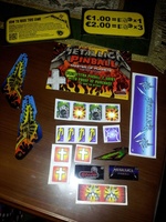Image # 62974: Metallica Master of Puppets (Limited Edition) Goodie Bag Contents 
(All of the items displayed here were included with the purchase of this game when new.)