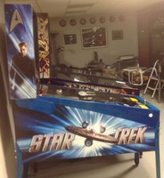 Image # 59313: Star Trek (Enterprise Limited Edition) Cabinet - Left 
(Serial number 243740.)