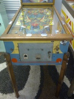 Image # 56442: Cue Ball Cabinet - Front View 
(The coin door on this game is not original.)