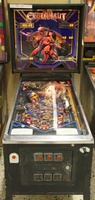 Image # 56670: Cybernaut Cabinet - Front View 
(The black rubber rings are not the original color for this game.)