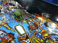 Image # 65406: Metallica (Pro LED) Playfield - Detail 
(Serial number E249370.)
