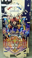 Image # 64055: Wrestlemania (Pro) Blank Playfield 
(One piece of wood is used to make the main playfield and the mini-playfield.  The mini-playfield gets cut away from the main playfield and gets mounted higher with some additional hardware.)