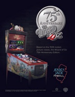 Image # 70334: The Wizard of Oz 75th Anniversary Edition Black Flyer - Front - Revised Version - With Price 
(The price of this game is printed on the back side of this flyer.)