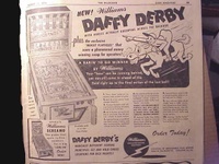 Image # 27225: Daffy Derby Billboard Ad 
(The Billboard, Aug-21-1954, page 99)