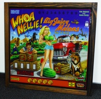 Image # 65416: Whoa Nellie! Big Juicy Melons� Backglass 
(The wood frame attaches to the backbox.)